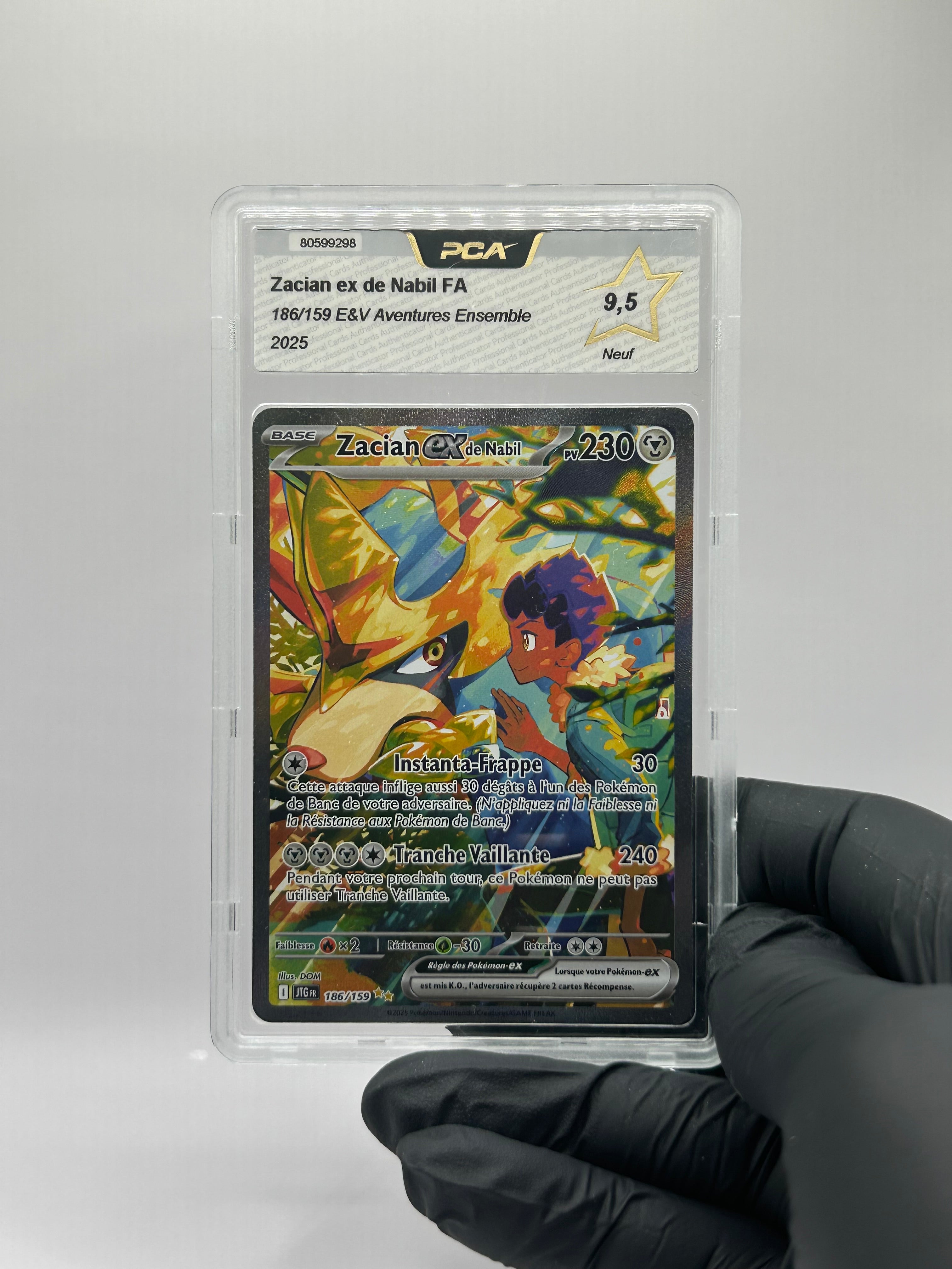 Zacian-EX De Nabil 186/159 PCA9.5