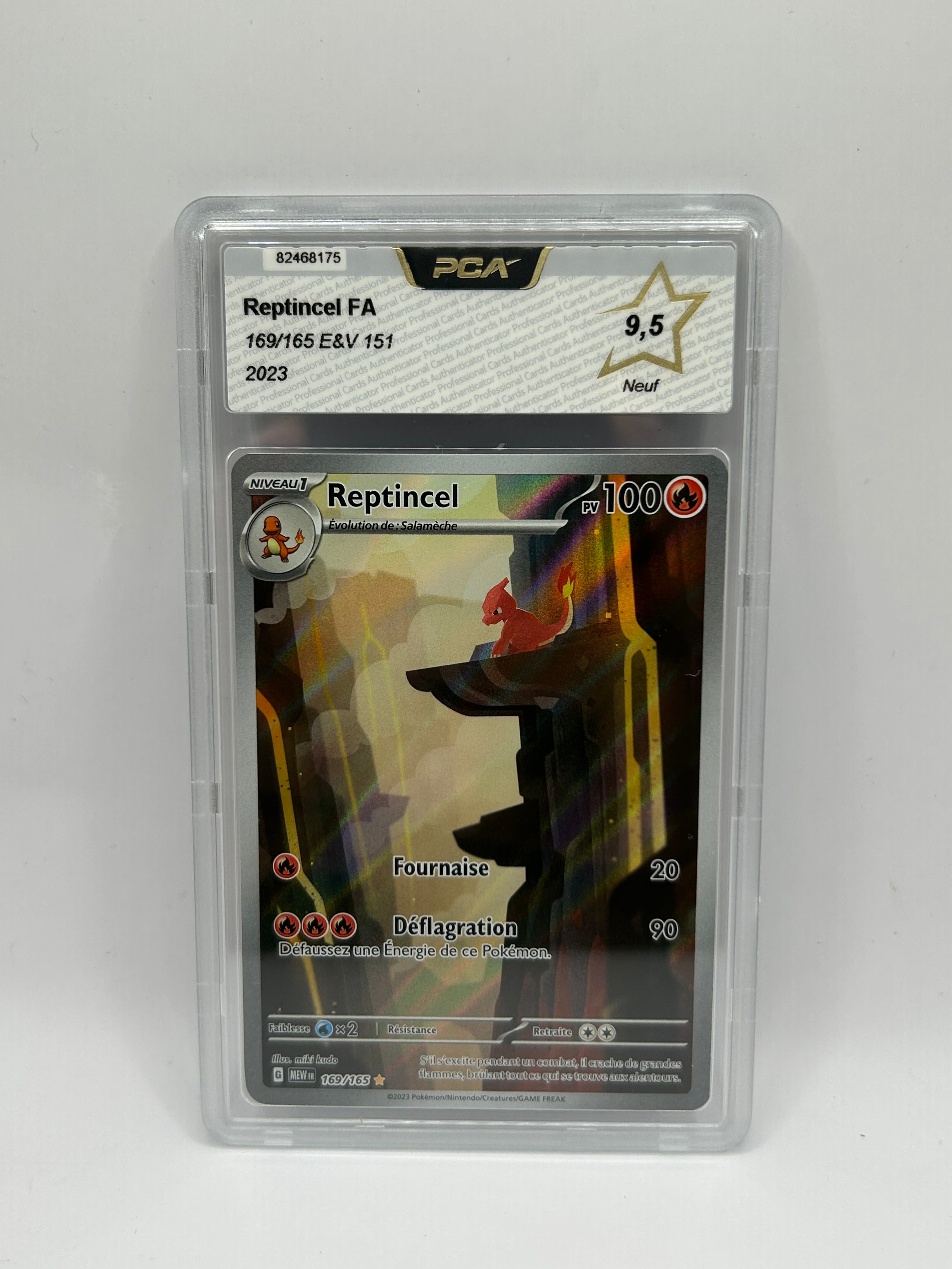 Lot 7 cartes Pokémon gradées PCA 9,5 — 151