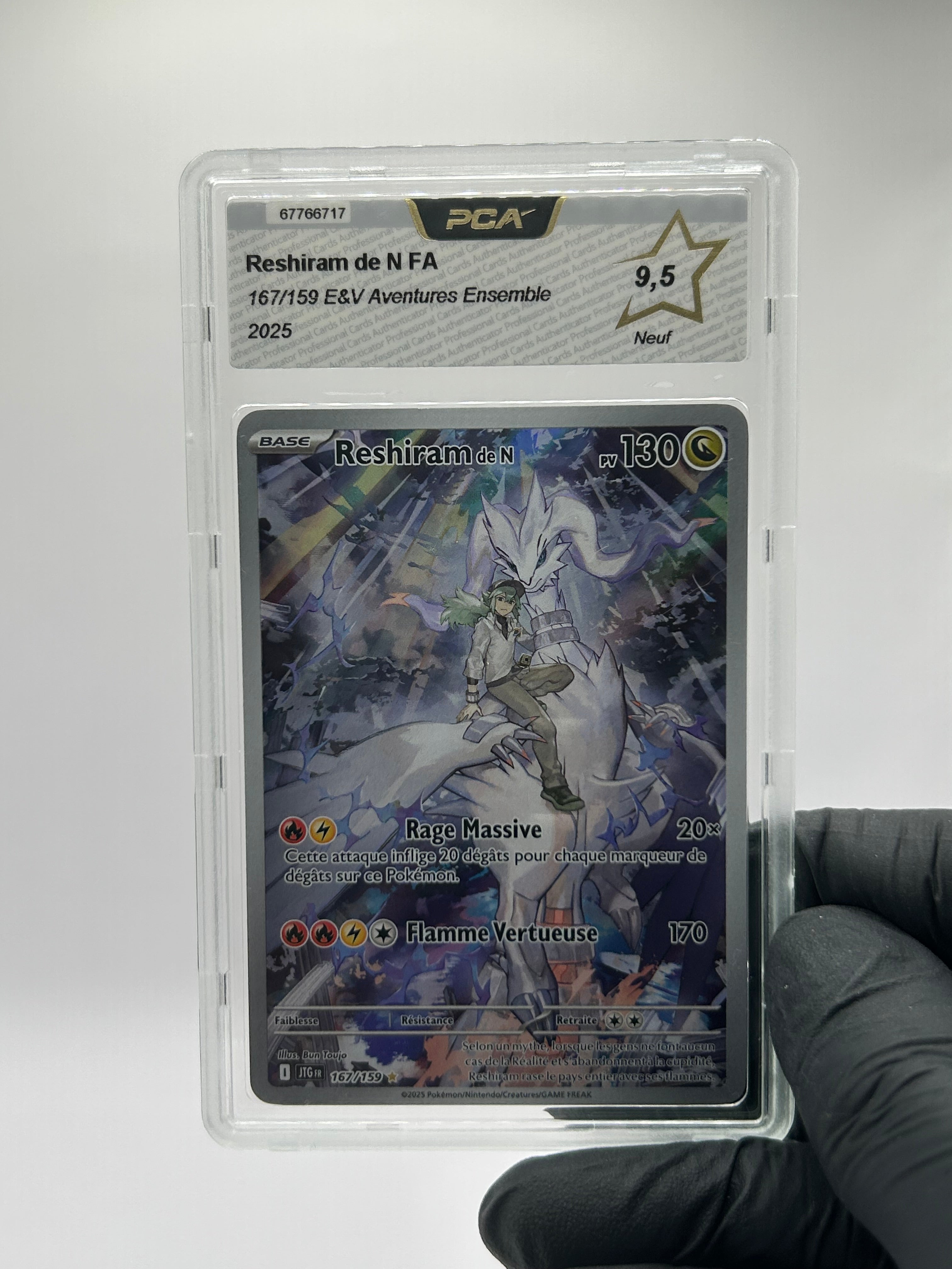 Reshiram De N 167/159 PCA9.5