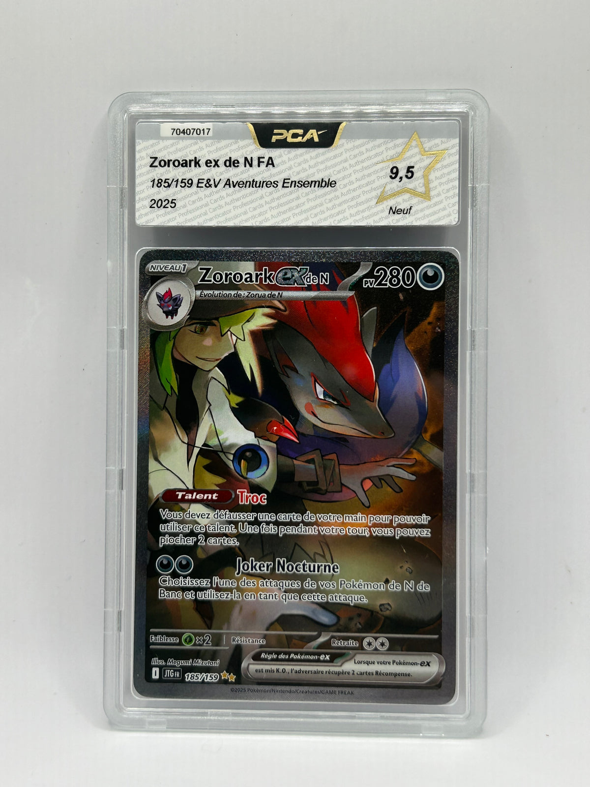 Zoroark-EX De N 185/159 PCA9.5