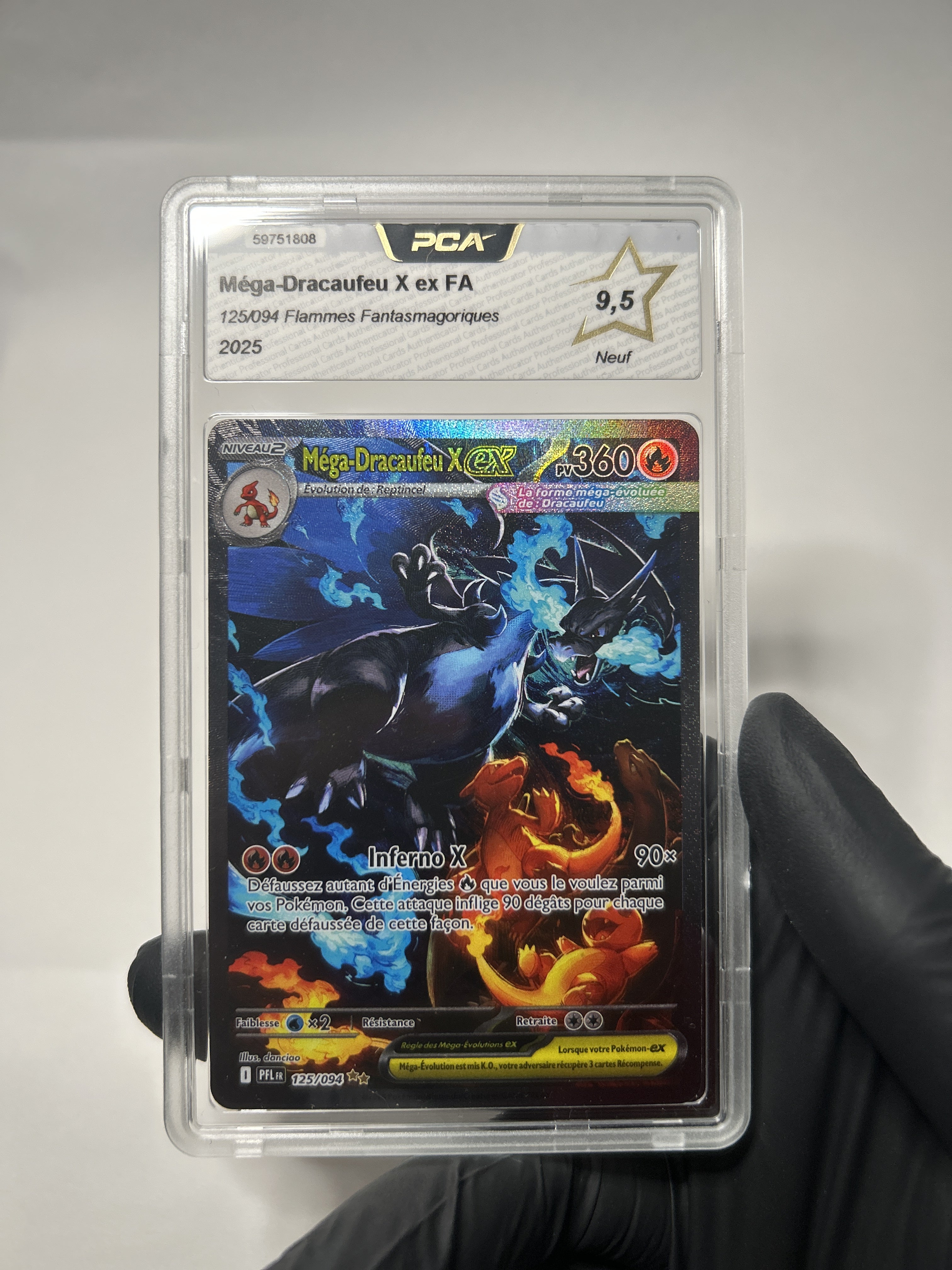 Méga-Dracaufeu X-ex 125/130 PCA 9,5