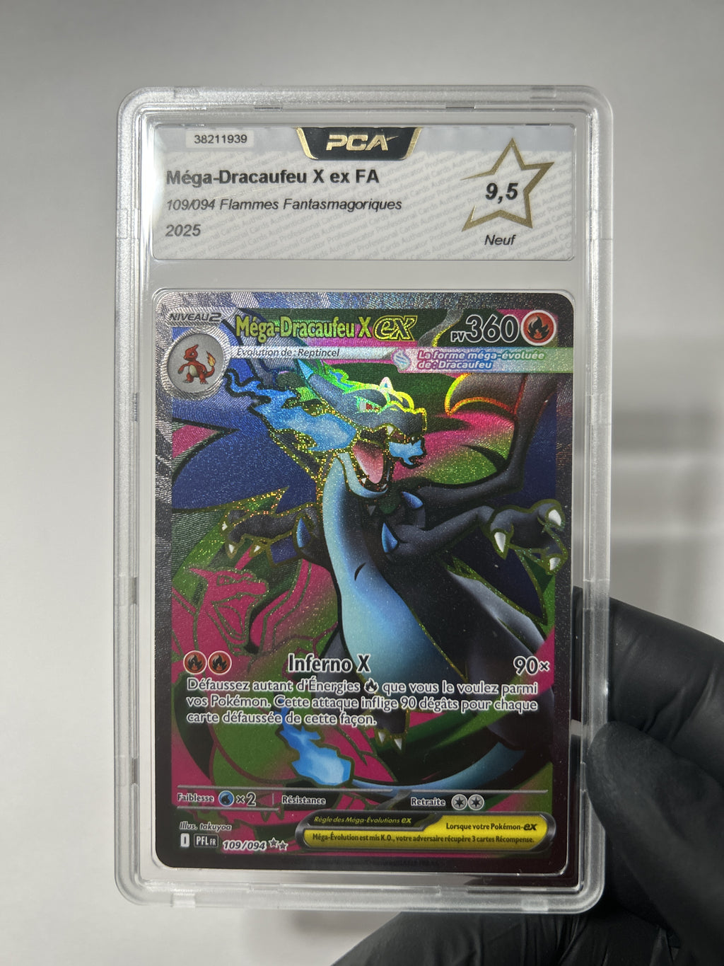 Méga-Dracaufeu X-ex 109/130 PCA 9,5